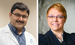 Dr. Shikhar Mehrotra and Dr. Sophie Paczesny